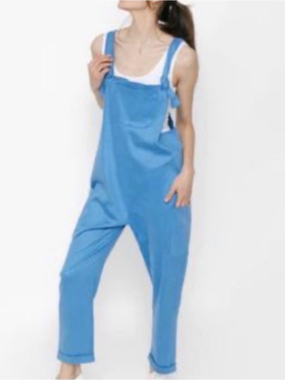 New smash and Tess Tencel  Blue Women's Overalls.